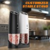 Rechargeable Electric Salt and Pepper Grinder Set,Tipuci Coarseness Adjustable LED