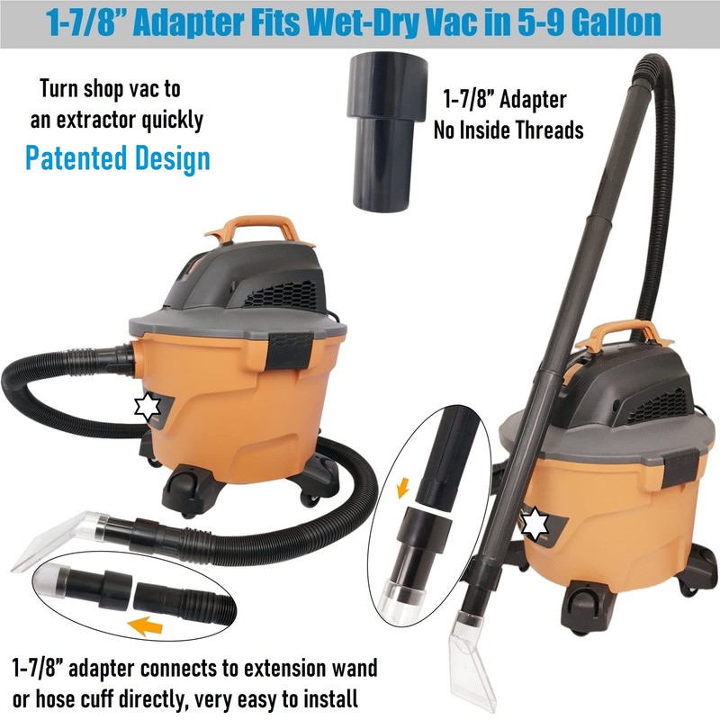 Happy Tree Universal Fits All Shop Vacs with 2-1/2" &