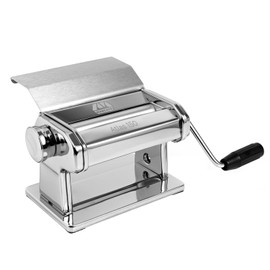 MARCATO Made in Italy Atlas 150 Slide Manual Pasta Machine, Chrome Steel. For Lasagne, Fettuccine, Tagliolini, Sugar paste, Bread dough