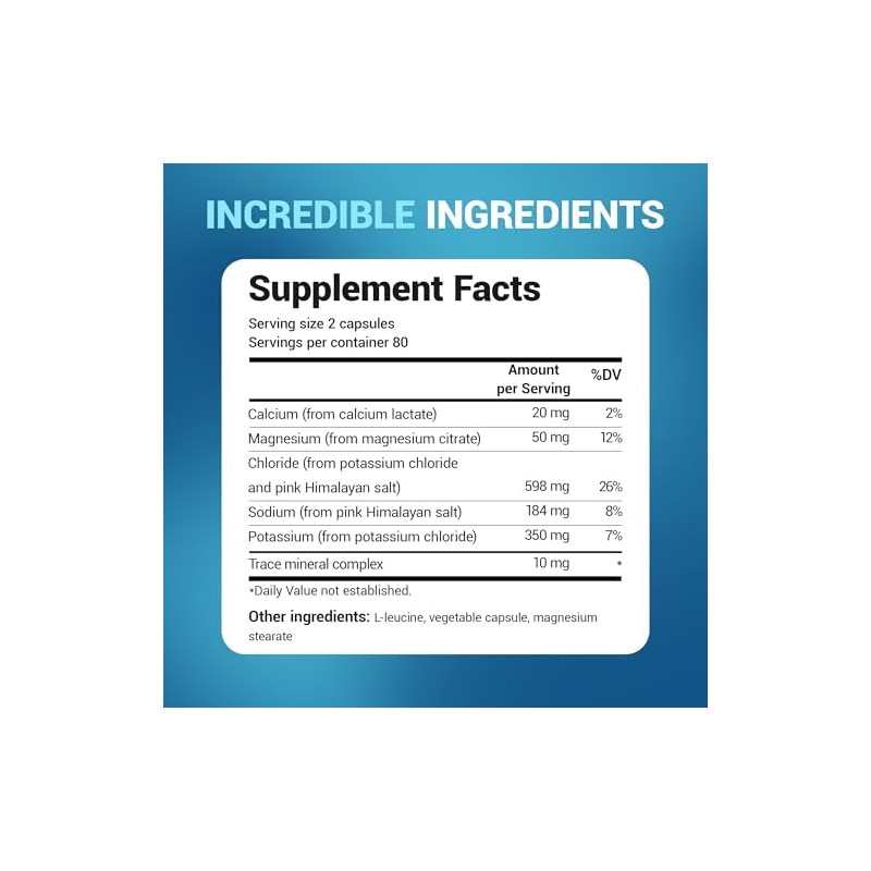 Dr. Berg Nutritionals- C psulas de Electrolitos Dr. Berg Suplementos