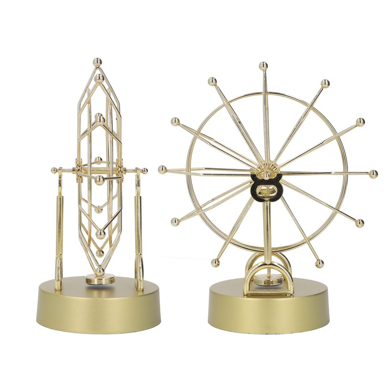 Electronic Ferris Wheel Desk Toy Magnetic Rotation Perpetual Motion Home
