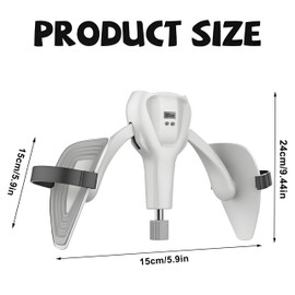 Begonia Thigh Trainer with Counter for Women Men, Pelvic Floor Training Device, Pelvic Floor Trainer, Leg Press, Sports Equipment for Home, Adductors Trainer, Adult Abdomen, Legs, Buttocks, Leg