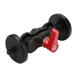 Articulating Magic Arm Mount Adapter, Aluminum Alloy, 360 Degree Swivel Ball Head, 1/4inch Standard Thread Interface, 1.5kg Load Bearing, for Camera Monitor & Light