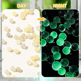 Hicarer 10000 Pieces Vase Filler Beads Gems Growing Crystal Pearls Wedding Centerpiece Decoration (Fluorescent Green)