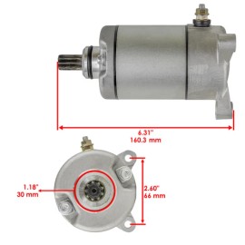 Caltric Starter Drive & Relay Solenoid for Polaris Magnum 500 1999 2000 2001 2002 ATV