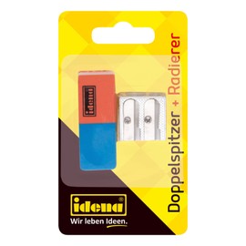 IDENA 522073 Rubber and Pencil Sharpener Set of 2