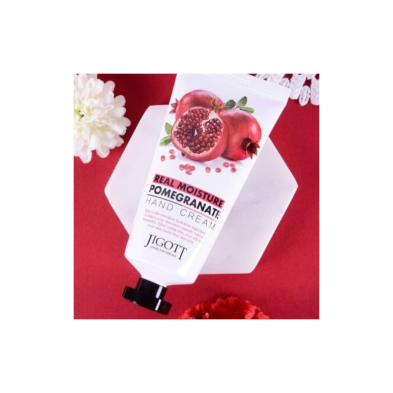 Jigott Real Moisture Pomegranate Hand Cream 100ml/3.38fl.oz - Excellent Hydration
