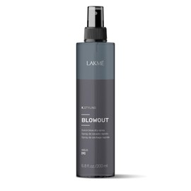 LAKMÉ K.Styling Blowout Blow Dry Spray, Dry Heat Protectant Spray for Hair, Frizz Control, 6.8 Fl Oz