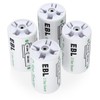 EBL D Size Battery Adapters, AA to D Size Battery