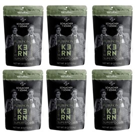 Schlacher & Söhne Styrian Pumpkin Seeds, 100% Pure & Natural, Premium Quality Pepitas, Healthy Snacks, Raw, Fresh Superfood, Unsalted, Full of Proteins, Made in Austria (6 Pack, Natural Seeds)