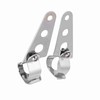 Ymiko Motorcycle Headlight Brackets 26mm, 2pcs Stainless Steel Adjustable Motorcycle