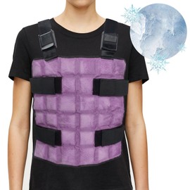 Cooling Vest Ice Pack Inserts for Teens, Men&Women for Hot Weather, Summer Ice Vest for Sports, Outdoor Activities, Cycling, Motorcycle, Cooking, Gardening, Cool Jacket for Working in Hot Environments