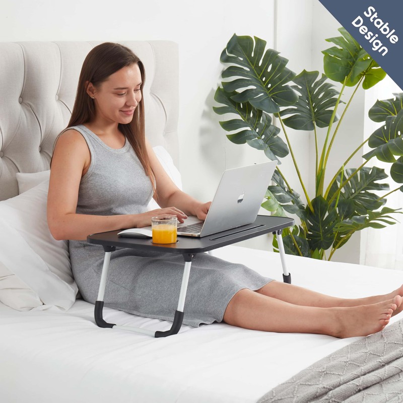 Nestl Reading Pillow with Portable Laptop Lap Desk - Shredded