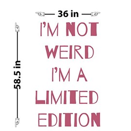 Limited Edition Wall Decal (Lipstick, 58.5" (H) X 36" (W))