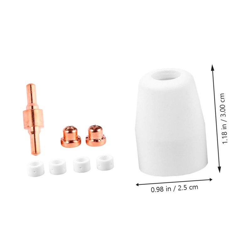 TEHAUX 46pcs Nozzle Kit for Plasma Cutter High Compatibility Easy