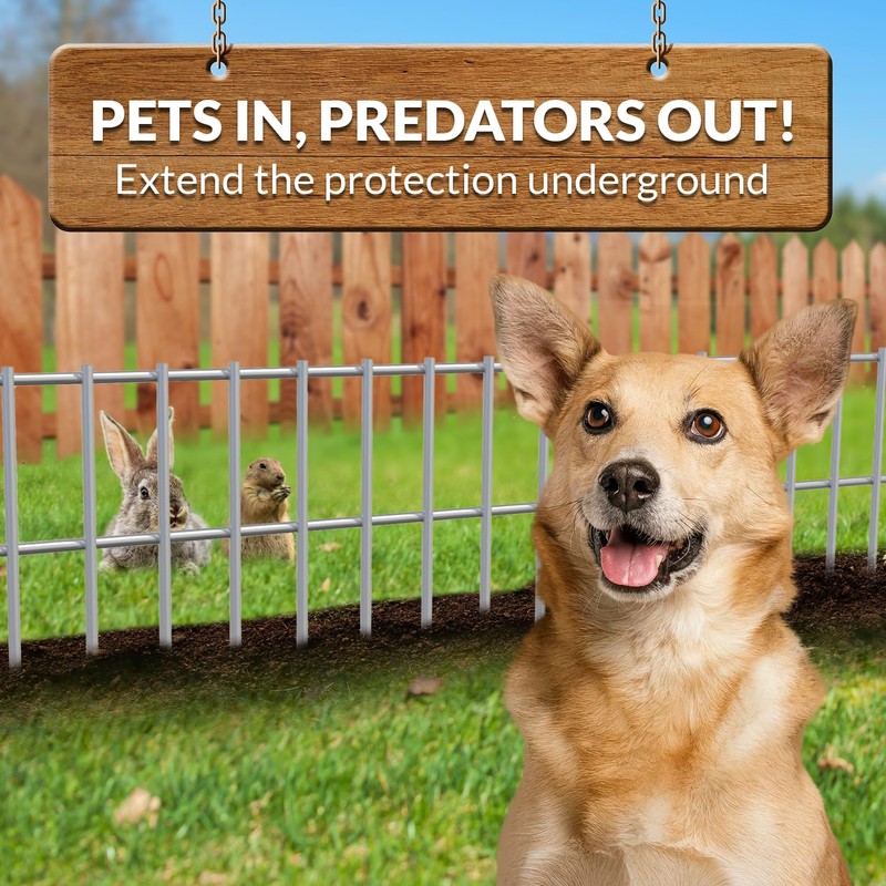 Dig Defence Original Animal Barrier Fence, Ideal Holiday for Pet