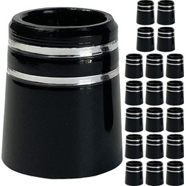 noyips Golf Sockets 20 Pcs Ferrule Cell Shaft Sleeve Irons Resshaft TIP Diameter 335 355 370 (2 Lines) hibikurasu GOLF (370)
