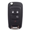 4 Buttons Keyless Remote Flip Car Key Fob Fit for