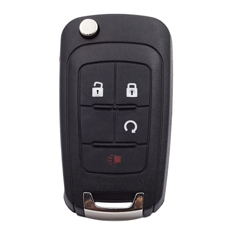 4 Buttons Keyless Remote Flip Car Key Fob Fit for