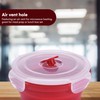 Vdomus Collapsible Food Storage Containers with Lids - Silicone Collapsible