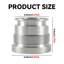 6539236 Hydraulic Lift Cylinder Head, New for Bobcat 1213 220 320 322 323 324 331 334 430 753 763 773 7753 825 843 853 E14 E16 E17 E19 E20 S150 S160 S510 S550 T180 T550