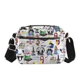 ENSIANTH The Nightmare Before Inspired Messenger Bag Nightmare Skull Merch Jack Sally Fans Gift Zero Ghost Dog Crossbody Bag (CA Ghost HengCB)