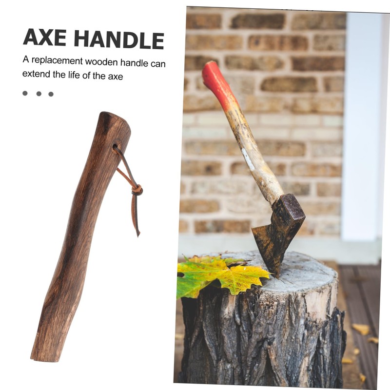 SUPVOX Wooden Hatchet Handle Replacement Sturdy Practical Axe Handle Smooth