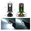 2pcs Focos Led H4/9003/hb2 Lupa Alta Y Baja Auto Motocicleta