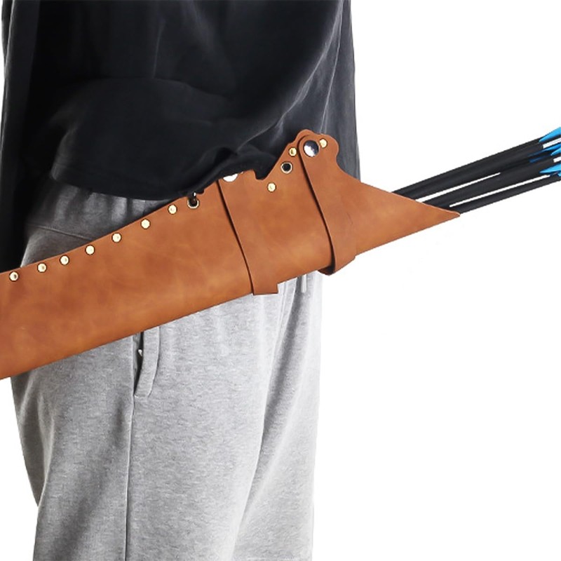 Sarini PU Leather Arrow Quiver For Archery 61 Cm Long