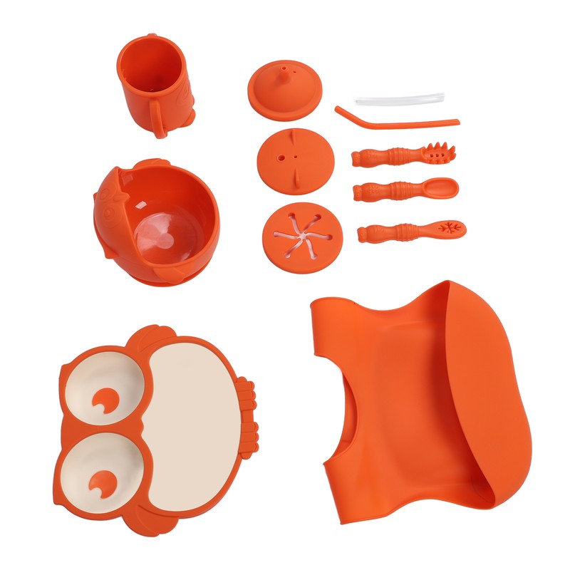 Baby Led Weaning Supplies Owl Shape Teether Safety Strong Suction