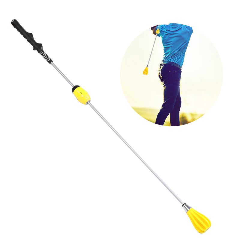 Golf Swing Trainer Practice Stick WarmUp Golfer Correction Training Rod