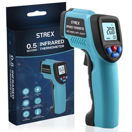Strex Digital Infrared Thermometer - Range -50 to +550 °C - IR Thermometer - Heat Meter