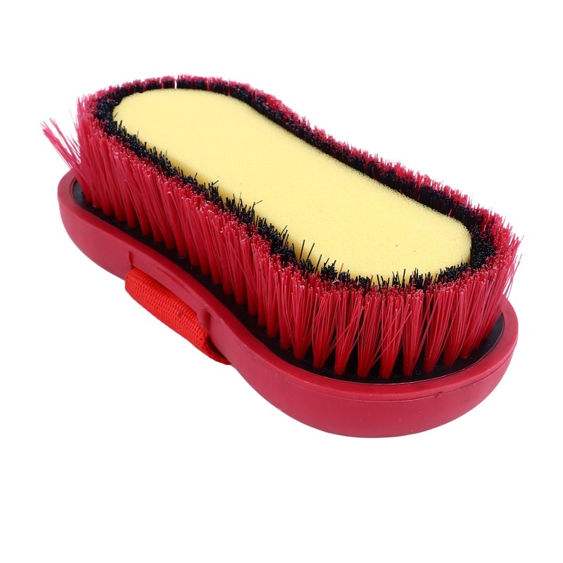 Horse Brush Soft Bristles Skid Resistant Handle Horse Grooming Brush