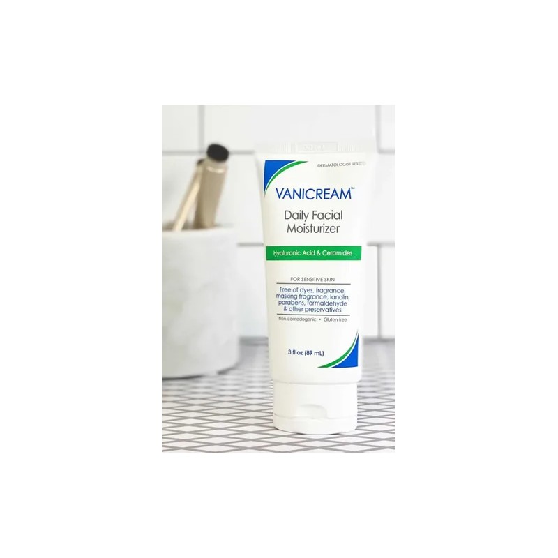 Vanicream Crema Hidratante Facial Ácido Hialurónico Piel Sensible 89ml