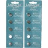 10 Loopacell Watch Battery Button Cell SR920SW 371 (2 Packs of 5) Batteries