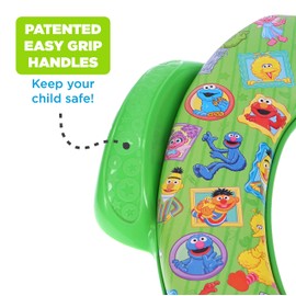 Sesame Street"Framed Friends" Soft Potty Seat and Potty Training Seat - Soft Cushion, Baby Potty Training, Safe, Easy to Clean
