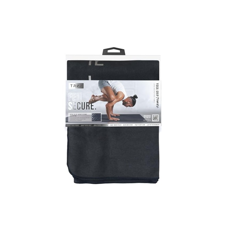 TRNR Trainer Yoga Towel, Microfiber, Anti-slip, Hot Yoga, Lightweight, Quick