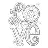 Peace & Love Coloring Book