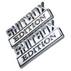 2x Small SHITBOX EDITION Badge,SHITBOX Emblem,Nameplate,for Car Pickup Motorcycle