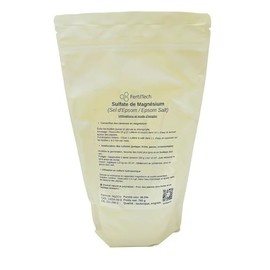 FertiliTech Magnesium Sulphate Multi-Purpose Epsom Salt 750g for Relaxing Bath and Gardening