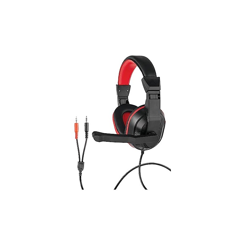 Green Leaf 18-8302 Diadema Multimedia Tipo Gamer, Microfono, Adaptador Y
