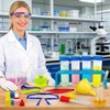 33PCS Plastic Lab Science Experiments Beakers Test Tubes Set