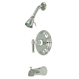 Kingston Brass KB2631MLT Milano Tub and Shower Faucet Trim Only, 7-1/2-Inch, Polished Chrome