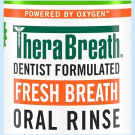 TheraBreath Fresh Breath Mouthwash - Mild Mint Oral - Size: 33.8 fl oz