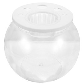Lightweight Fish Tank Clear Fish Keeper Fish Tank for Home Small Fish Tank Portable Fish Tank Globe Fish Bowl Small Fish Bowl Tabletop Fish Tank Ornaments Office Goldfish Plastic