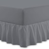 Plain 100% Egyptian CottonFitted Valance Sheet | Easy Care 16"