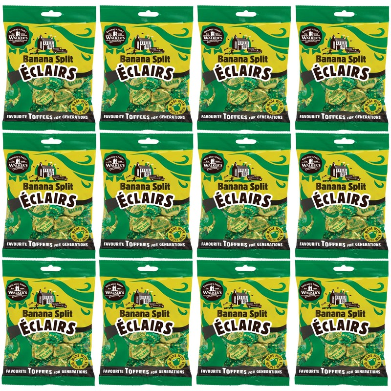 Walkers Nonsuch Banana Split Eclairs Bag 5.29 Oz (Pack of