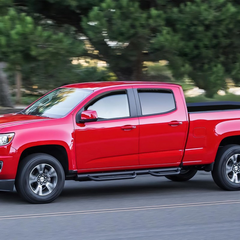 Nilight in Channel Window Deflectors for Chevy Colorado Crew Cab/GMC