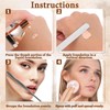 3 pcs Makeup Spatula Foundation Spatula Stainless Steel Professional Makeup