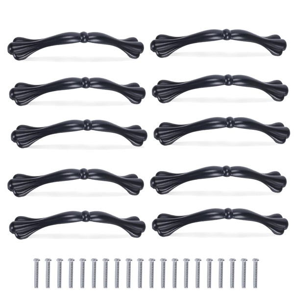 Kailee Black Aluminium Alloy Handle for Wardrobe, Cabinet, Door, Drawer,